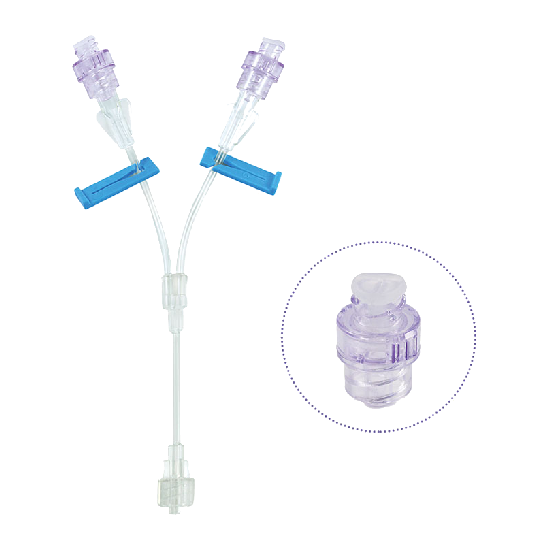 Split-septum Luer Access