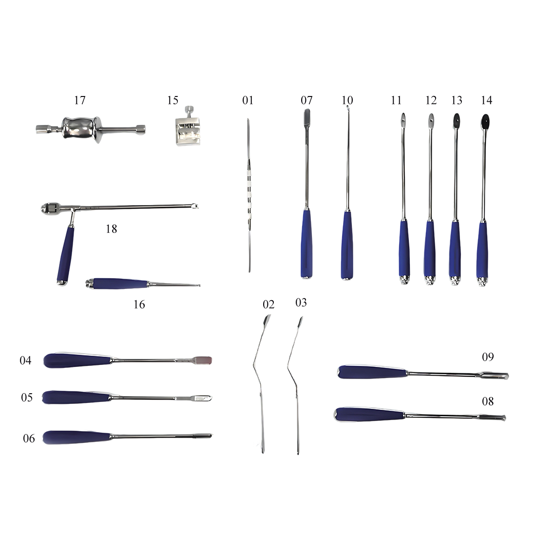 مجموعة أدوات للقفص القطني الصدري (I)