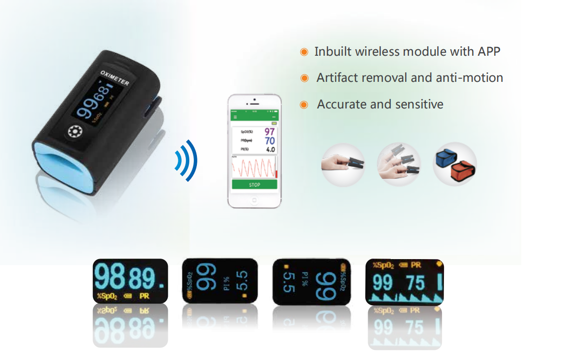PC 60Fw Fingertip Oximeter
